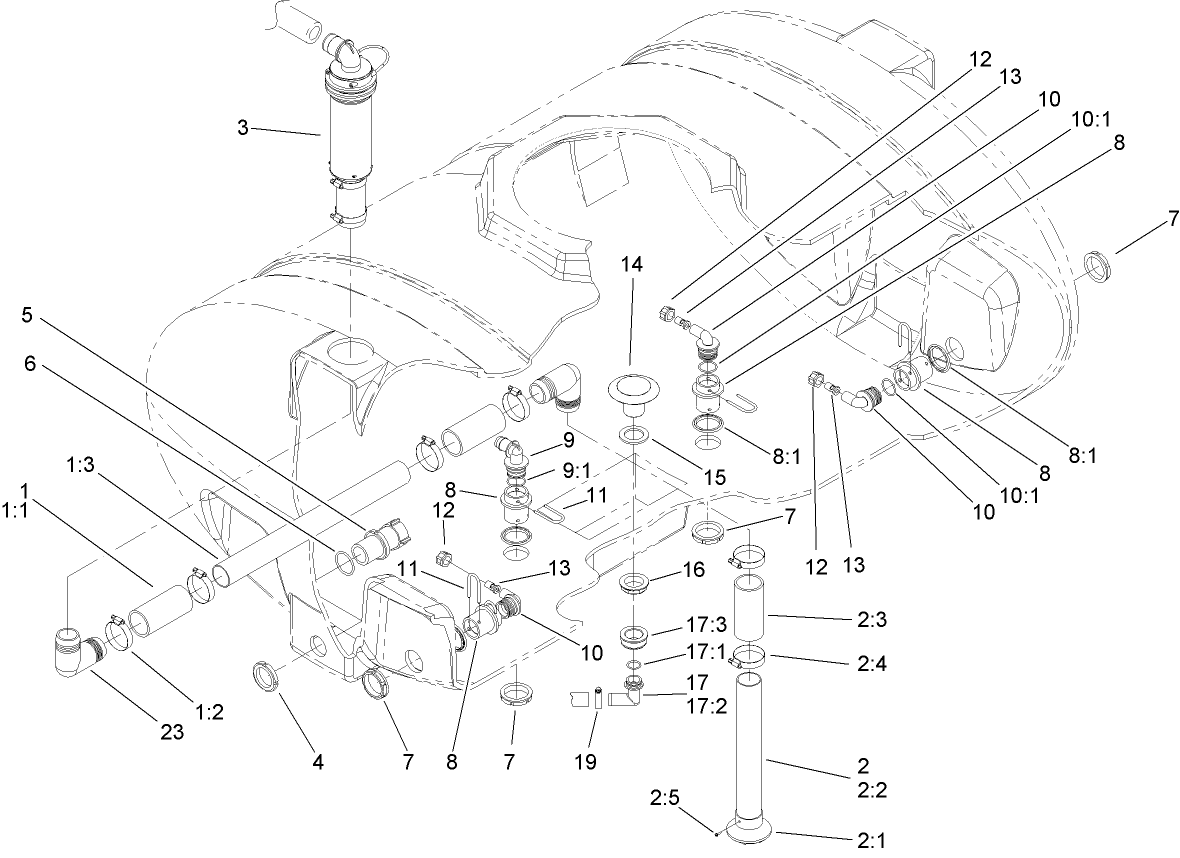Internal Sprayer Component Assembly No. 2