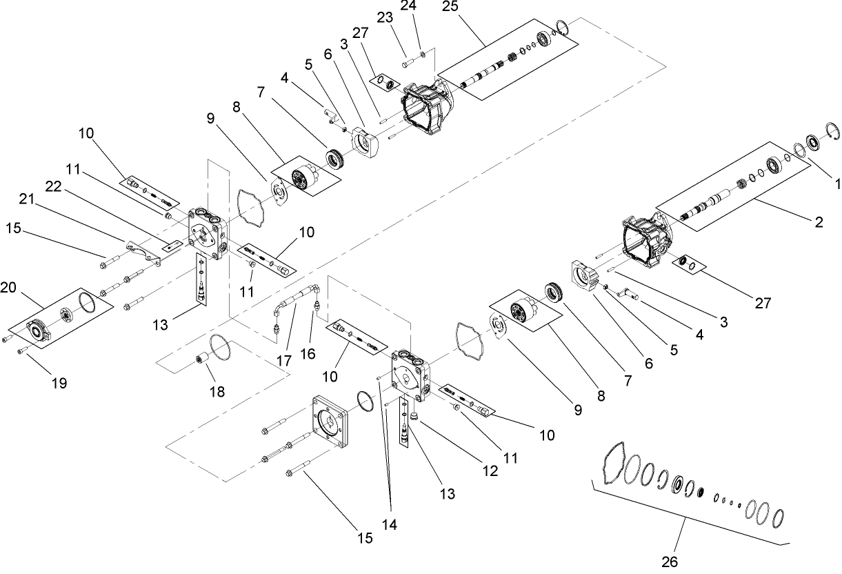 Tandem Pump Assembly No. 107-9885