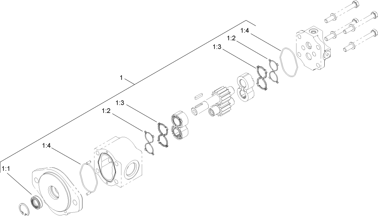 Hyrdaulic Motor Assembly No. 108-5496