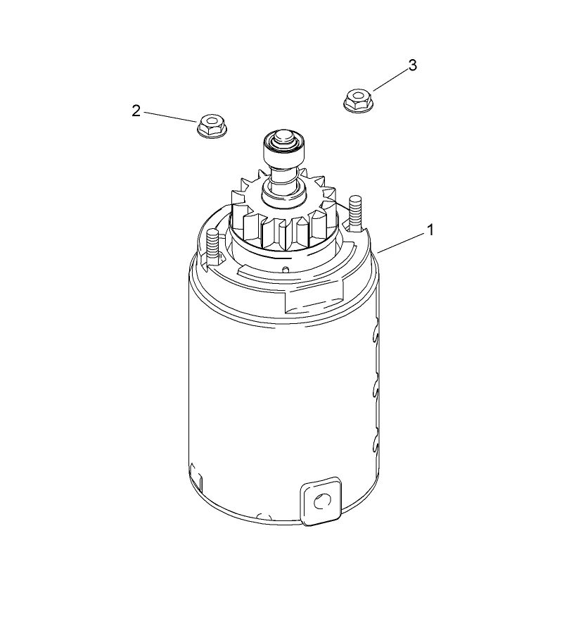 Starting System Assembly  Kohler SV610S-0022