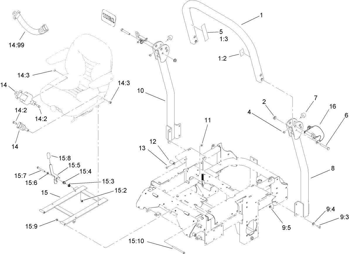 Roll-Over Protection System Assembly No. 110-0877