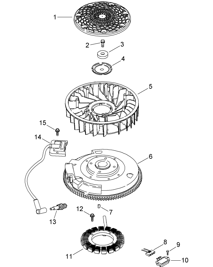 Ignition and Electrical Assembly Kohler SV720-0030