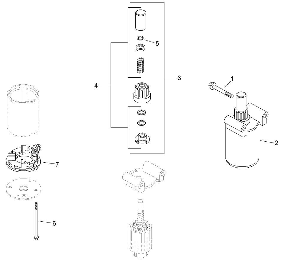 Starter Assembly Kohler SV720-0030
