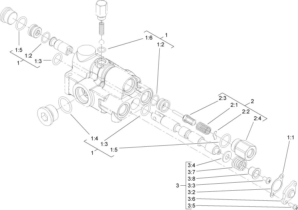 Hydraulic Valve Assembly No. 114-2877