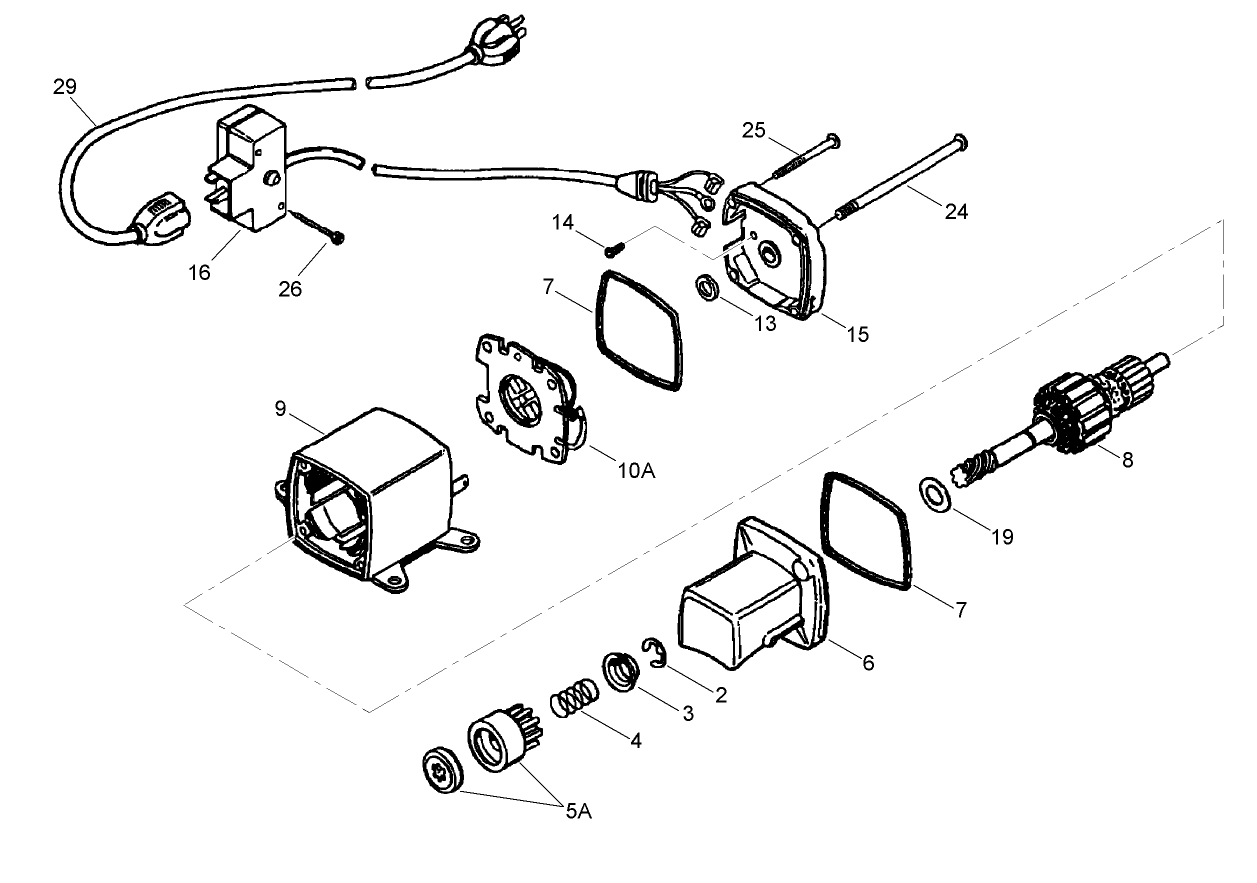 Electric Starter No. 37657  Tecumseh LH195SP-67530D