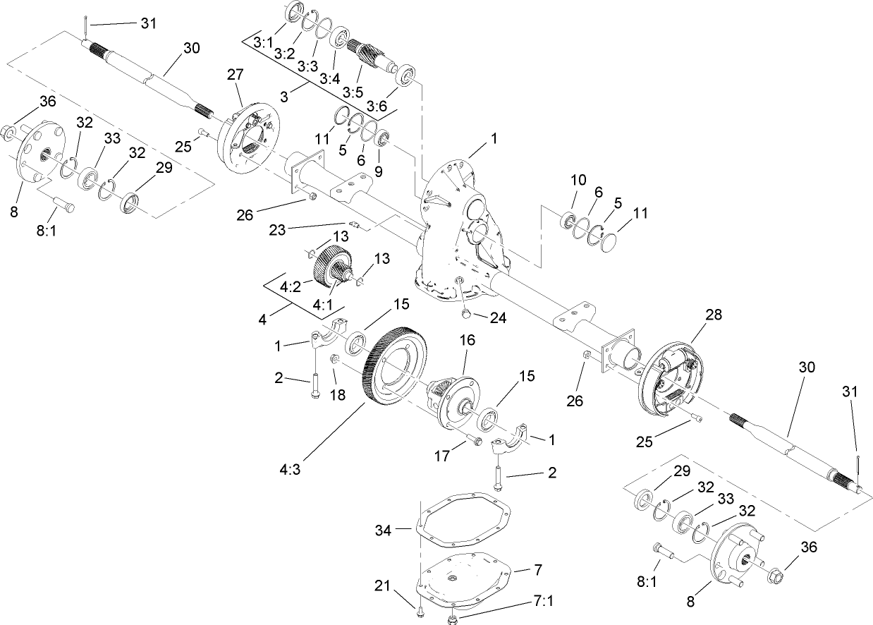Electric Transaxle Assembly No. 114-8330