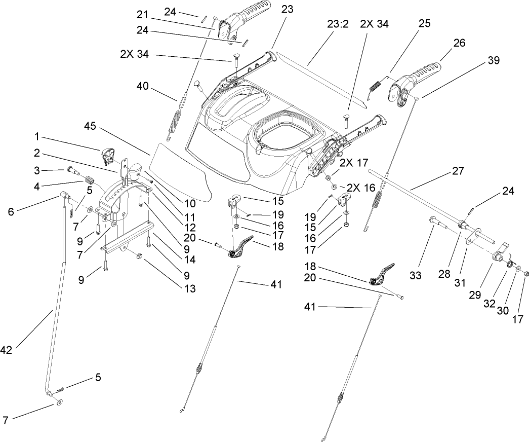 Handle and Control Assembly