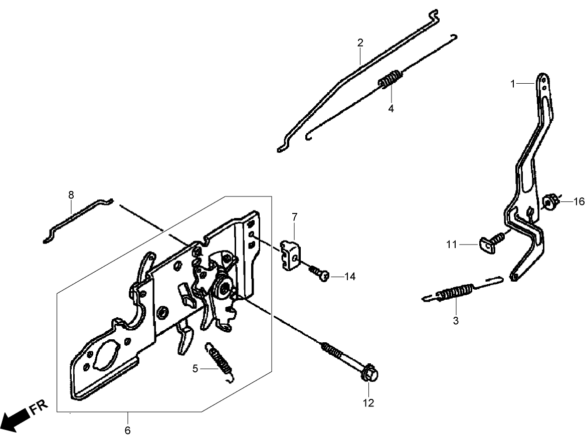 Control Assembly Honda GSV190LA A3T