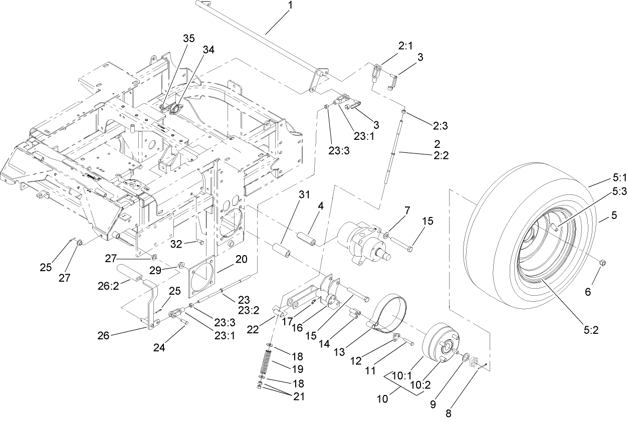 Parking Brake and Wheel Assembly