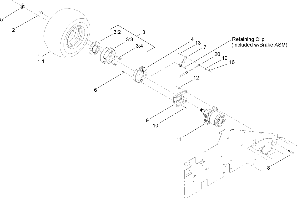 Wheel and Brake Assembly
