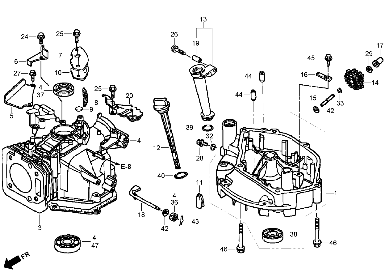 Cylinder Assembly  Honda GXV160UH2 T1AH
