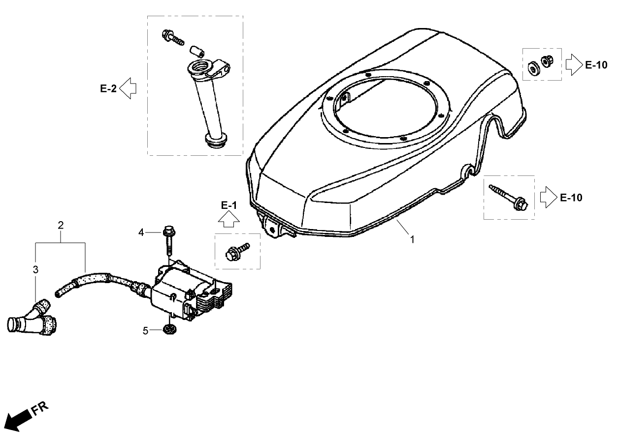 Fan Cover Assembly  Honda GXV160UH2 A1T