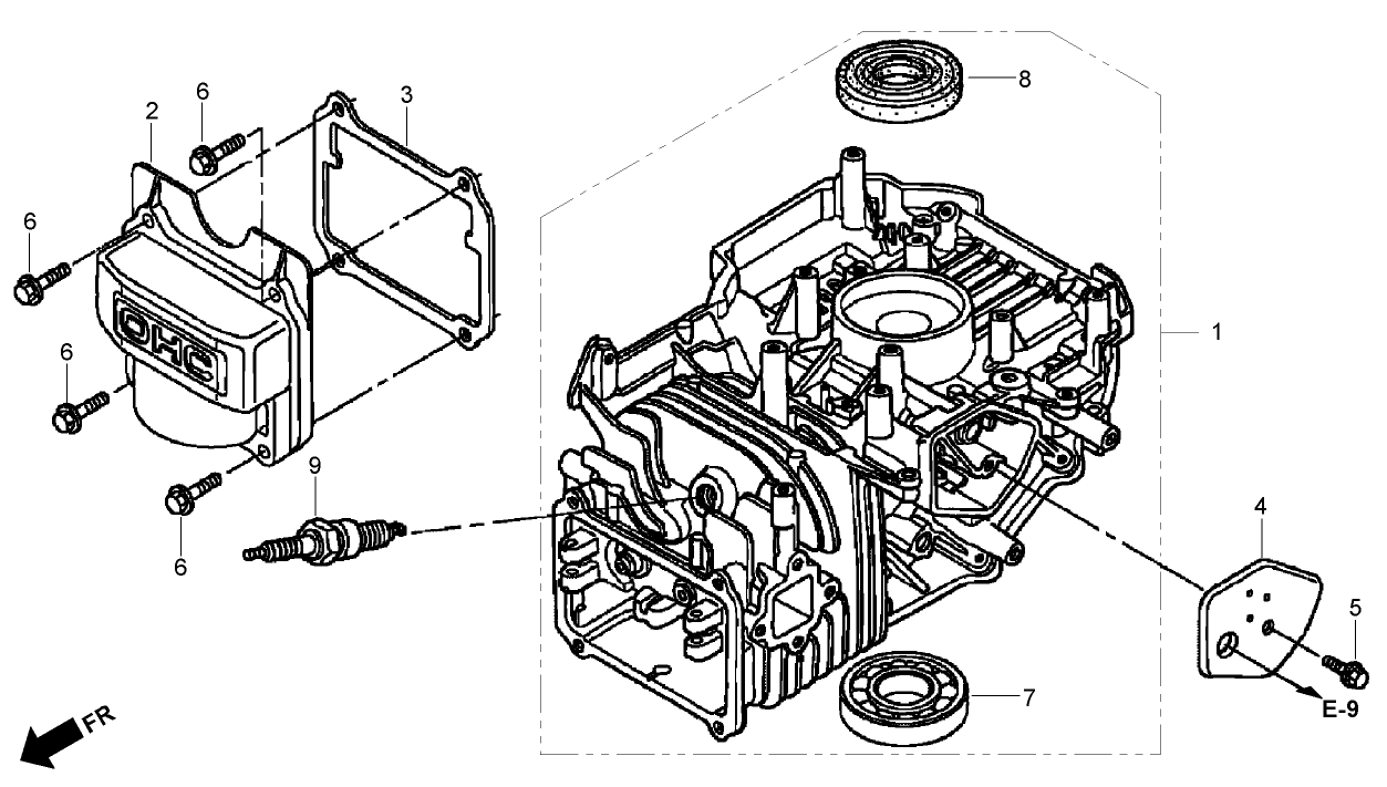 Cylinder Barrel Assembly Honda GSV190LA A3T