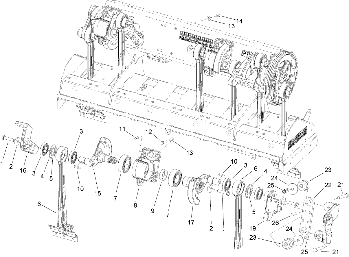No. 5 and No. 6 Crankarm Assembly