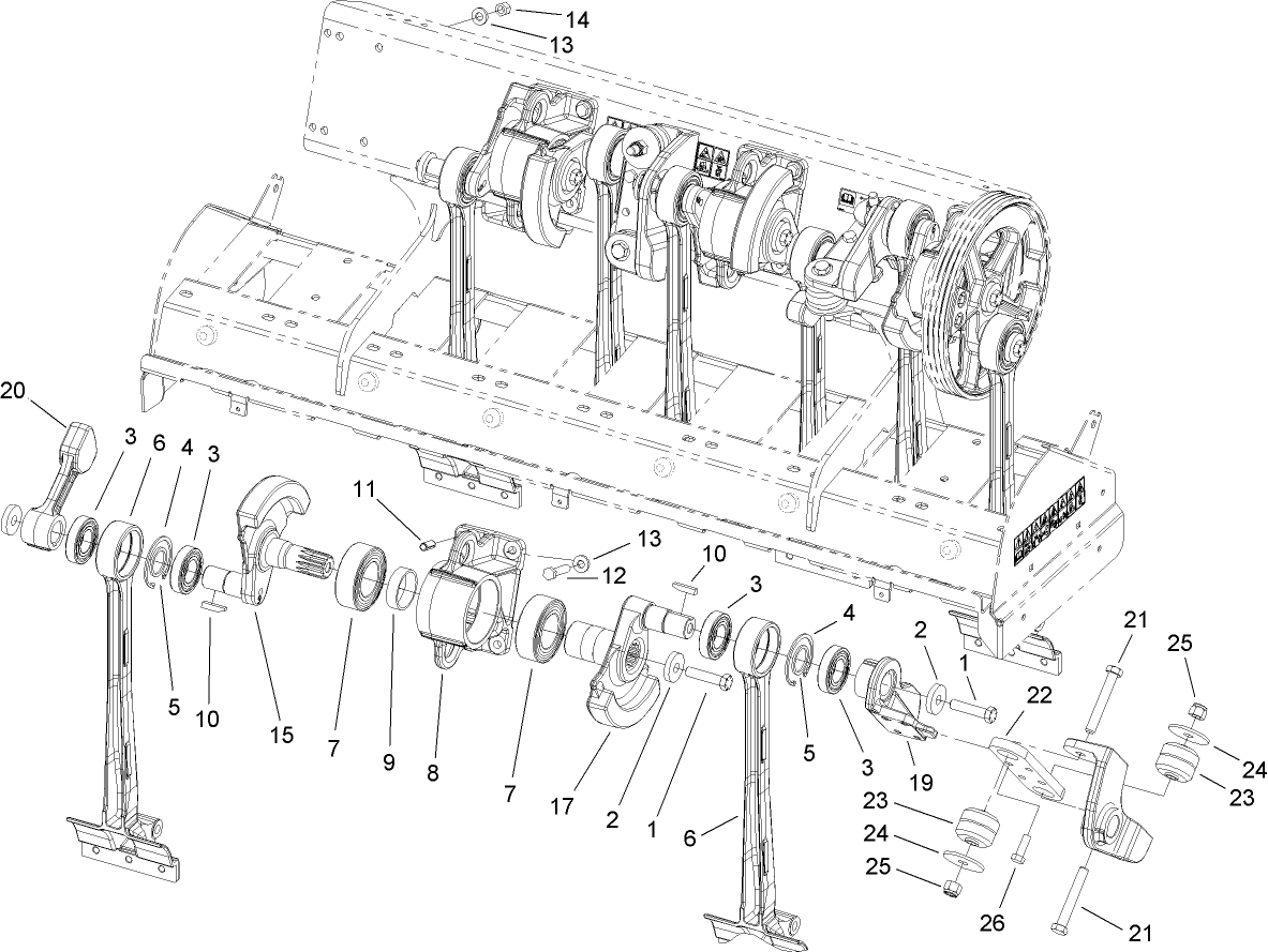 No. 7 and No. 8 Crankarm Assembly