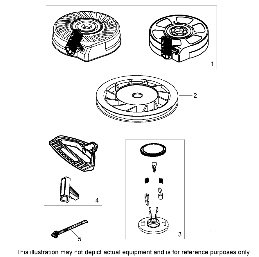 Rewind Starter No. 590745  Tecumseh TH098SA-1723F