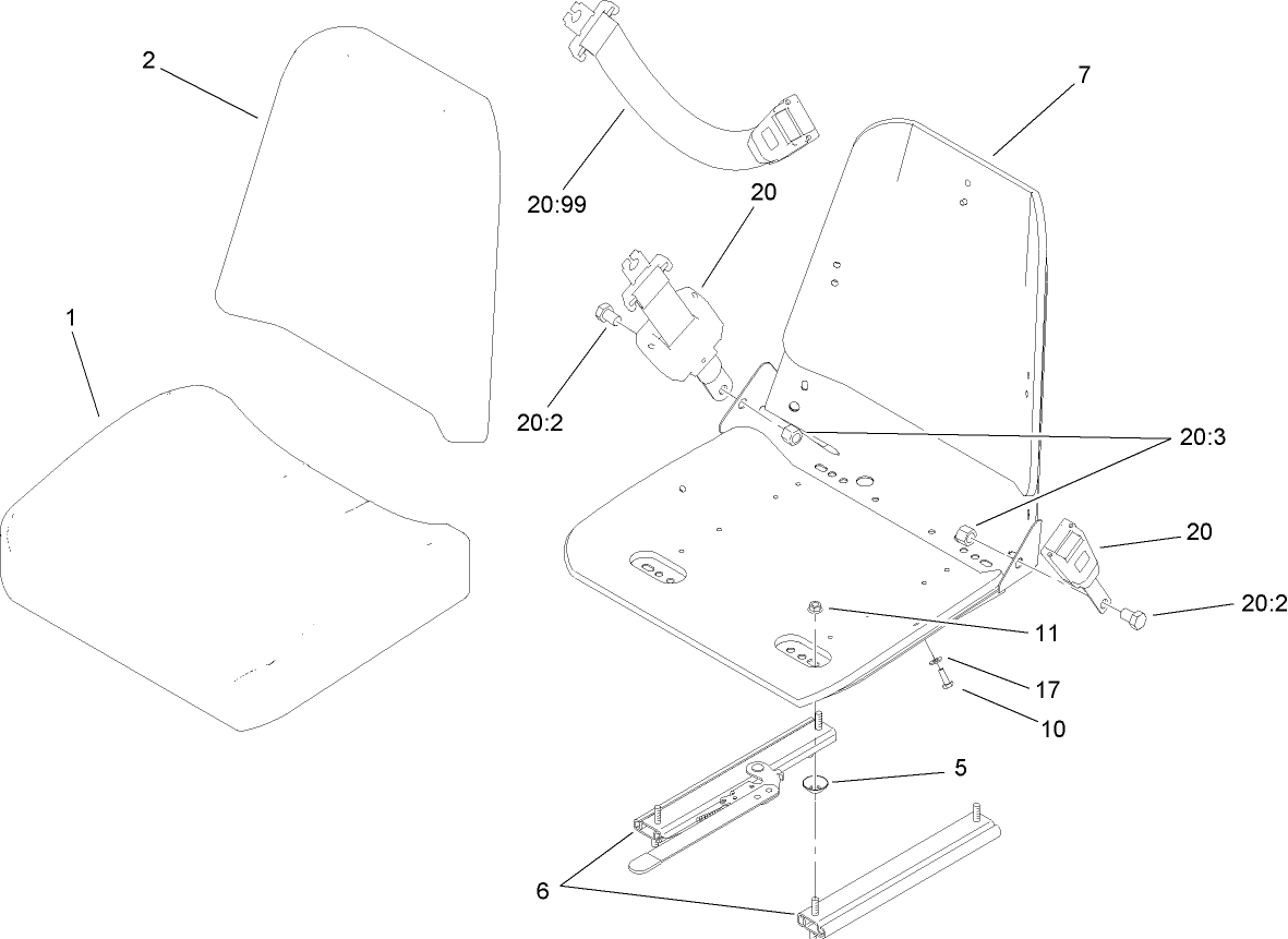Seat Assembly No. 110-5738