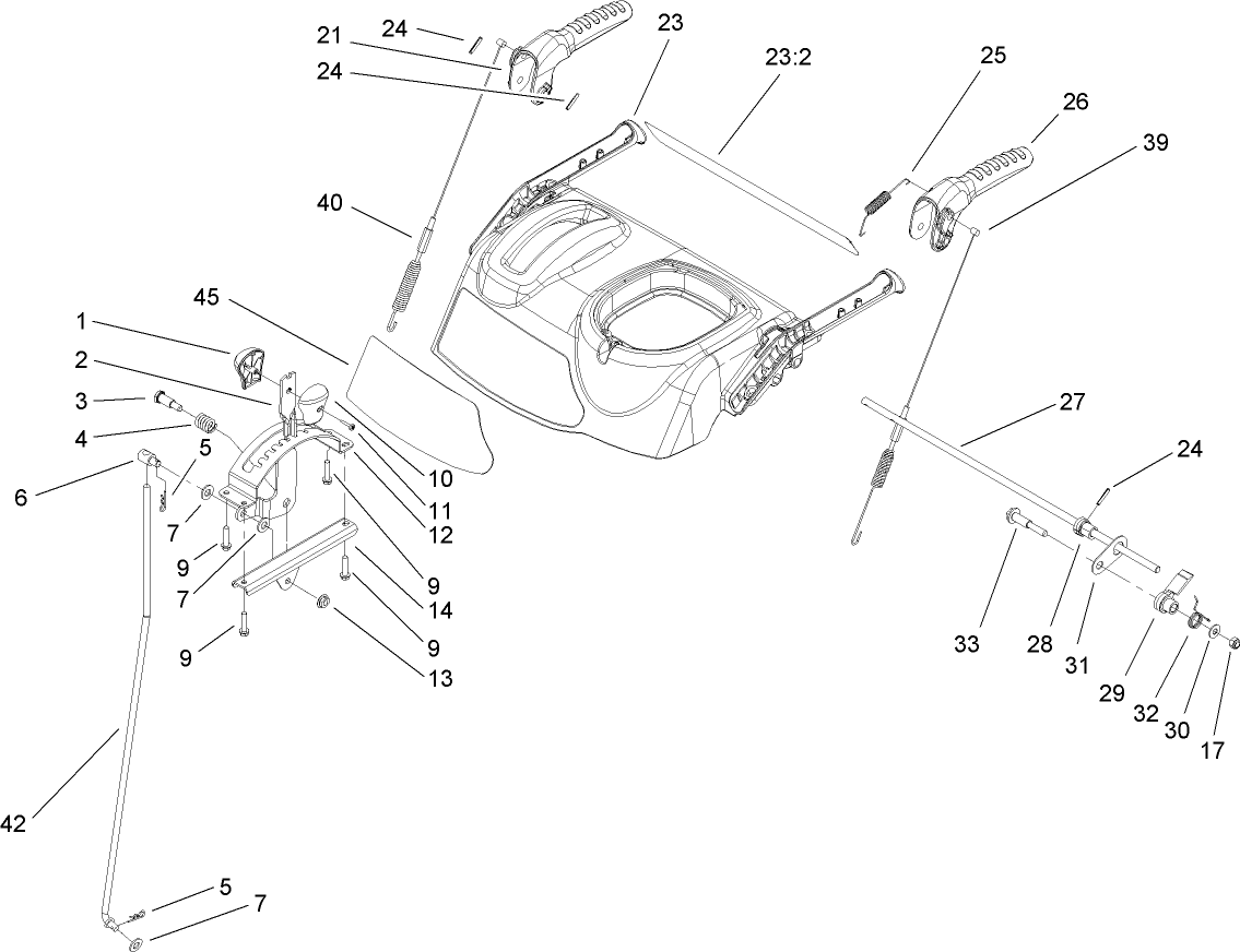 Handle and Control Assembly