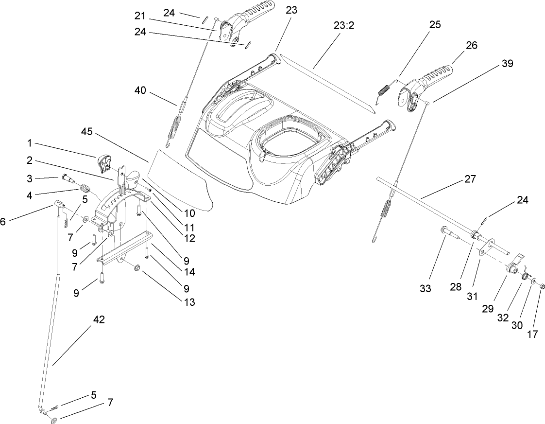 Handle and Control Assembly