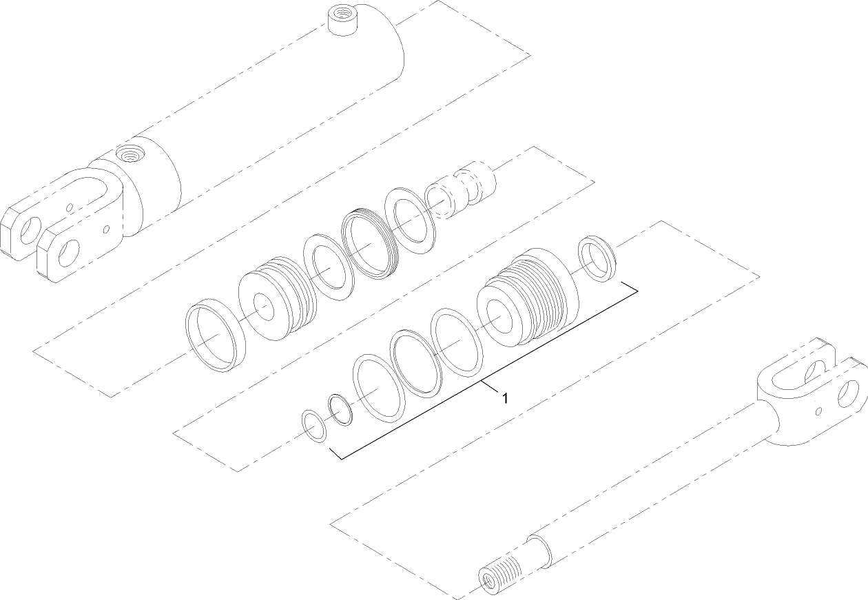 Hydraulic Cylinder Assembly No. 105-7867
