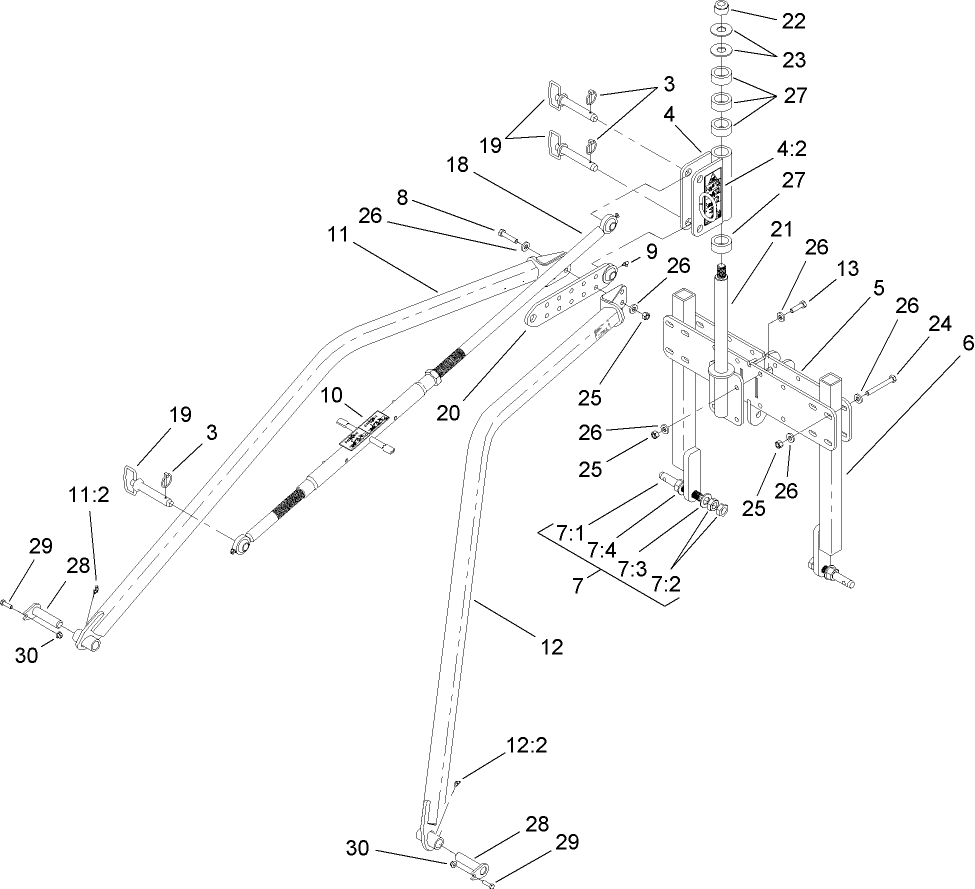 One Pass Hitch Assembly