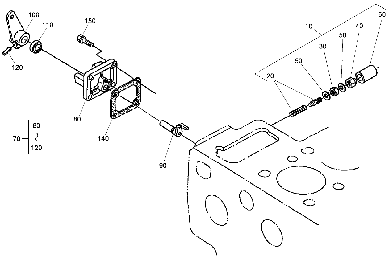 Engine Stop Lever Assembly