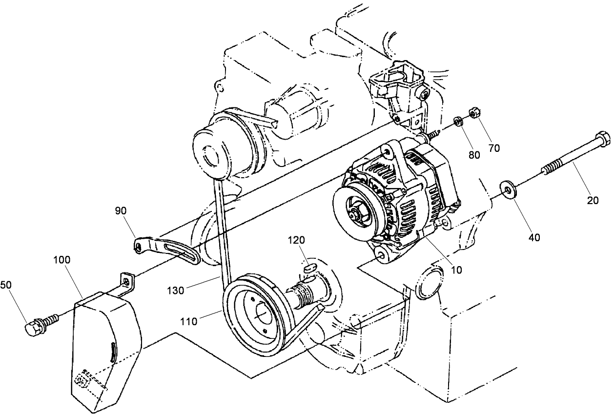 Alternator and Pulley Assembly