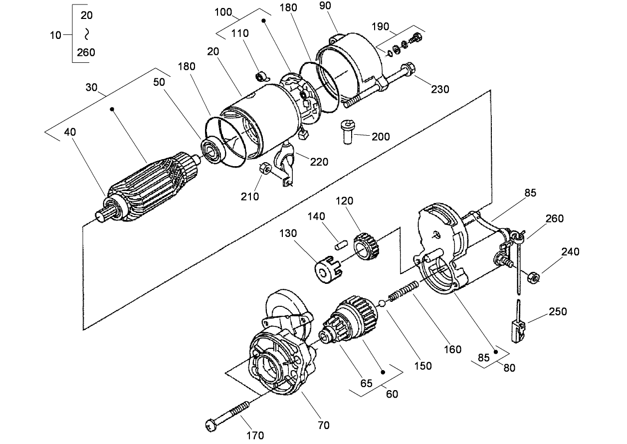 Starter (Component Part) Assembly