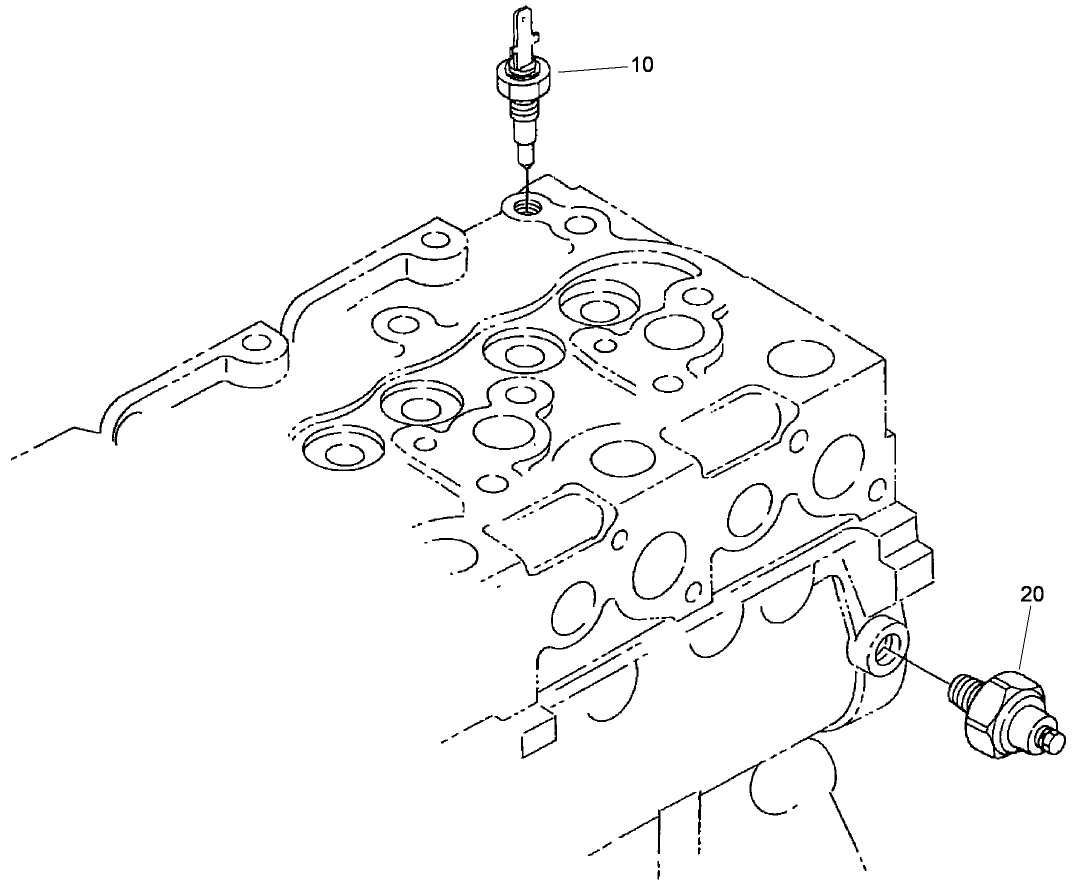 Oil Switch / Thermoswitch Assembly