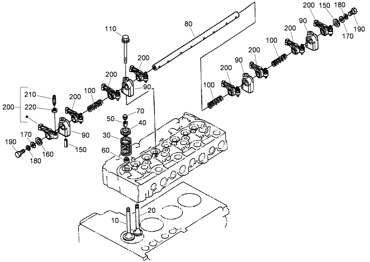 Valve and Rocker Arm Assembly