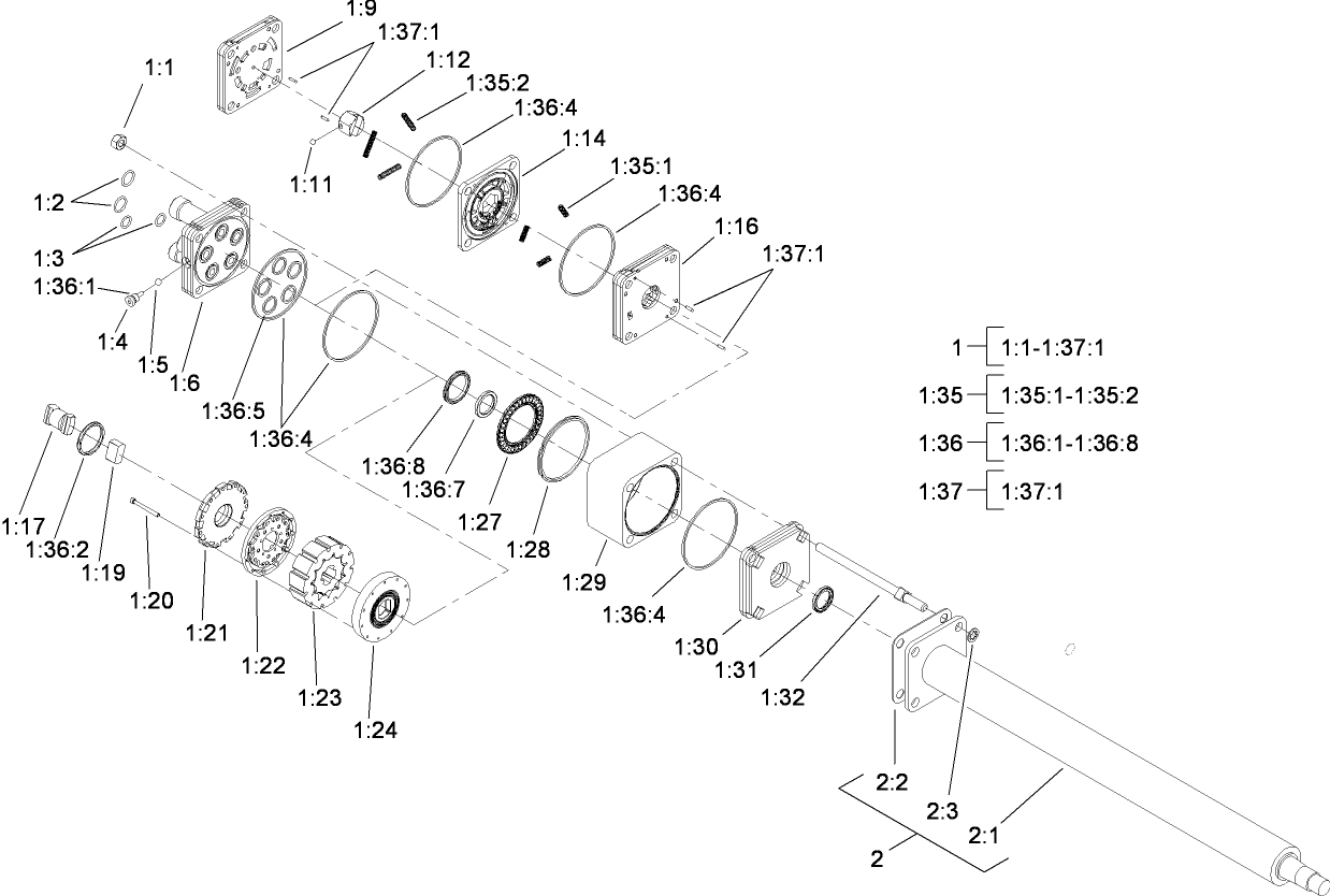 Steer Valve and Column Assembly No. 108-6557