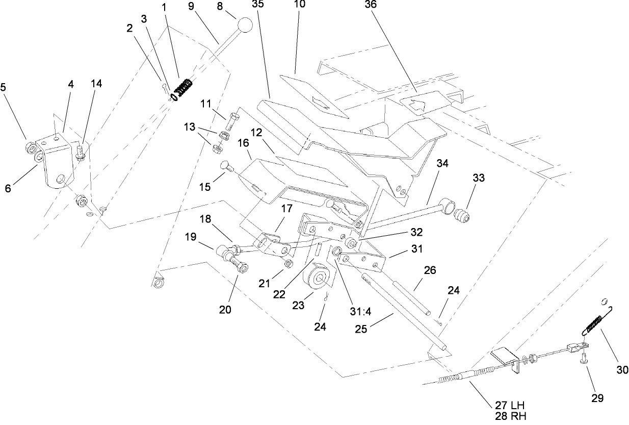 Traction Pedal Assembly