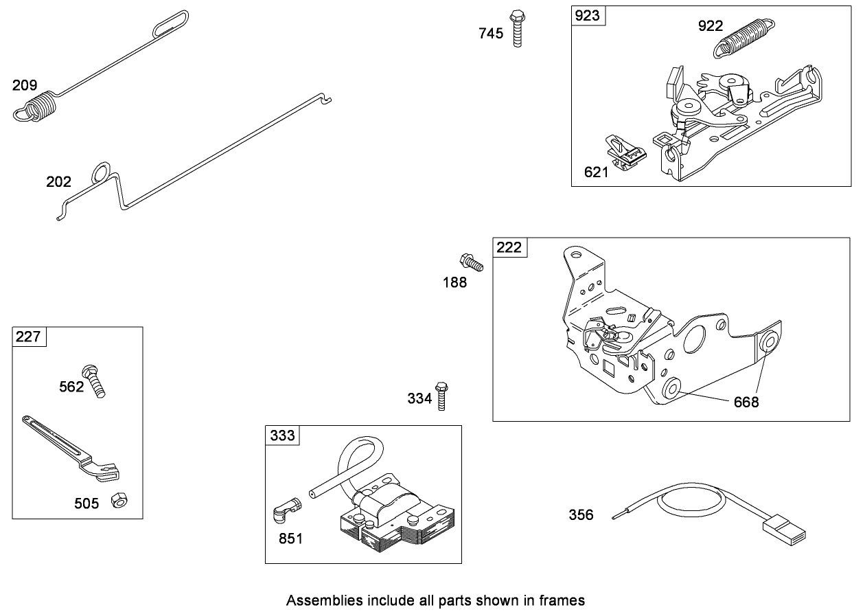 Governor Assembly Briggs and Stratton 124T02-0161-B1