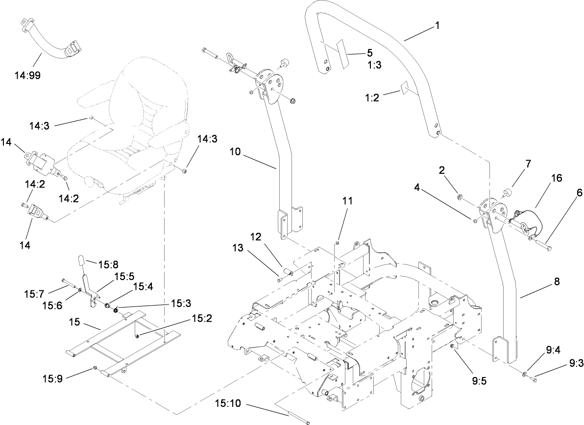 Roll-Over Protection System Assembly No. 110-0877