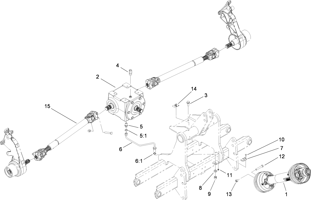 Gearbox and Driveline Assembly