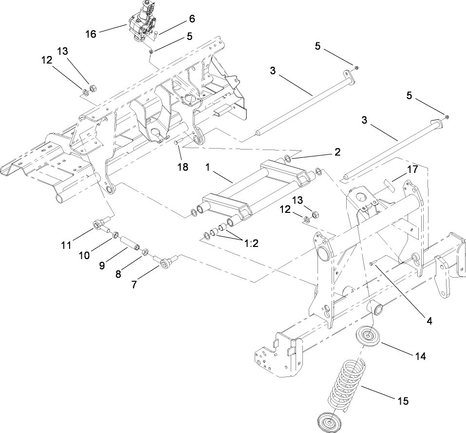 Left Hand H-Frame Assembly