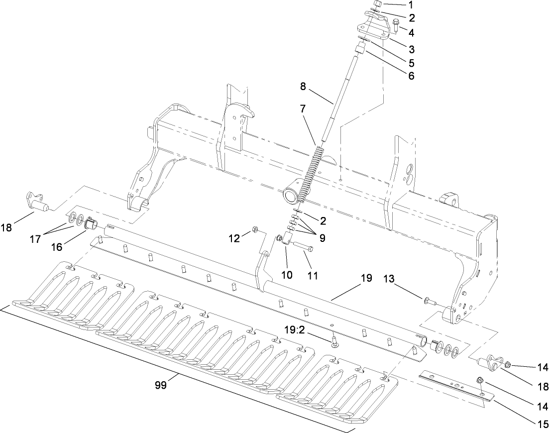 Left Hand Turf Guard Assembly