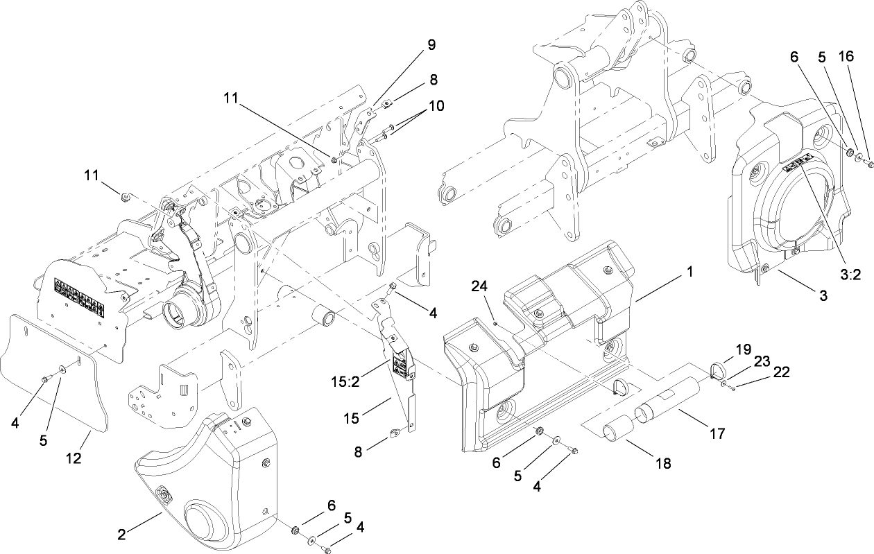 Right Hand Front Cover Assembly