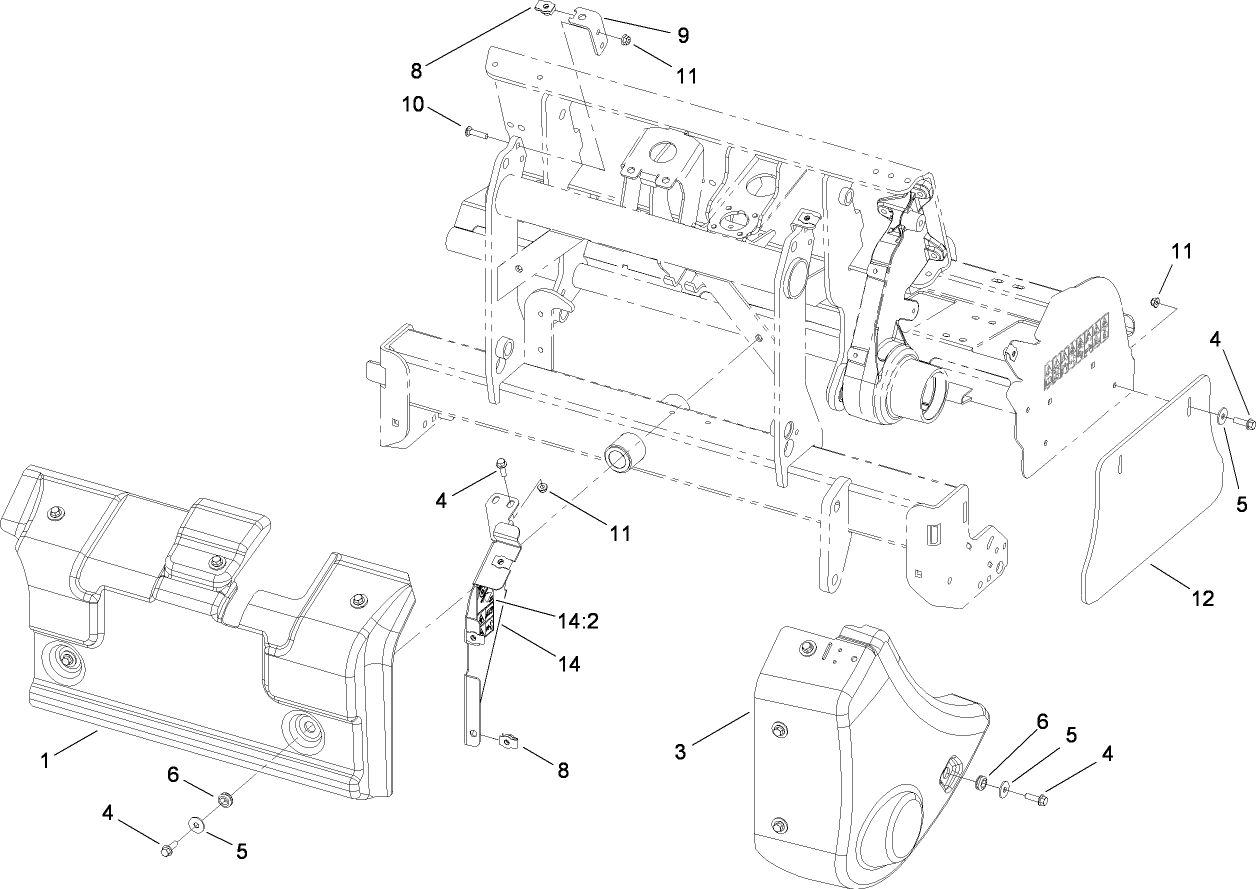 Left Hand Front Cover Assembly