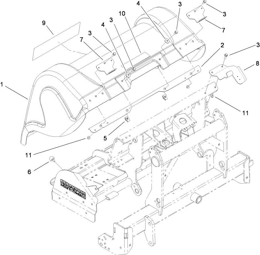 Right Hand Rear Cover Assembly