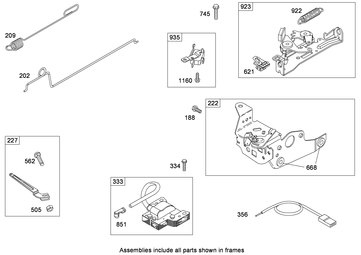 Governor Assembly  Briggs and Stratton 126T05-0933-B1