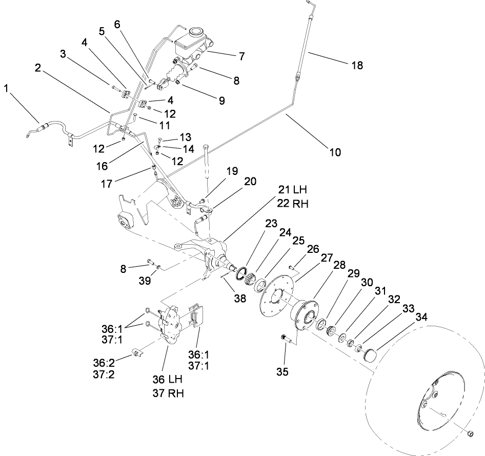 Front Brake Assembly