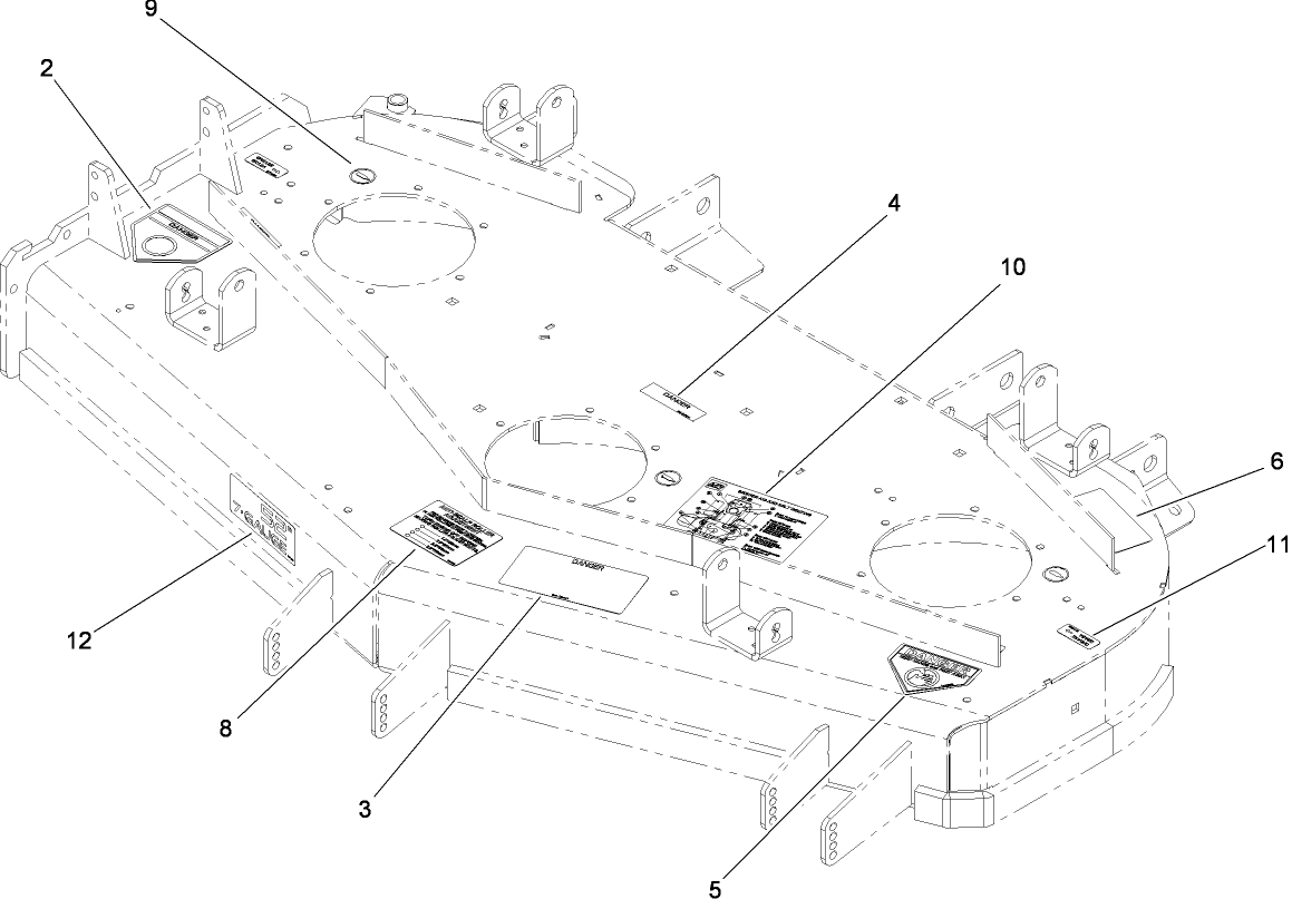 Deck Decal Assembly No. 114-1523