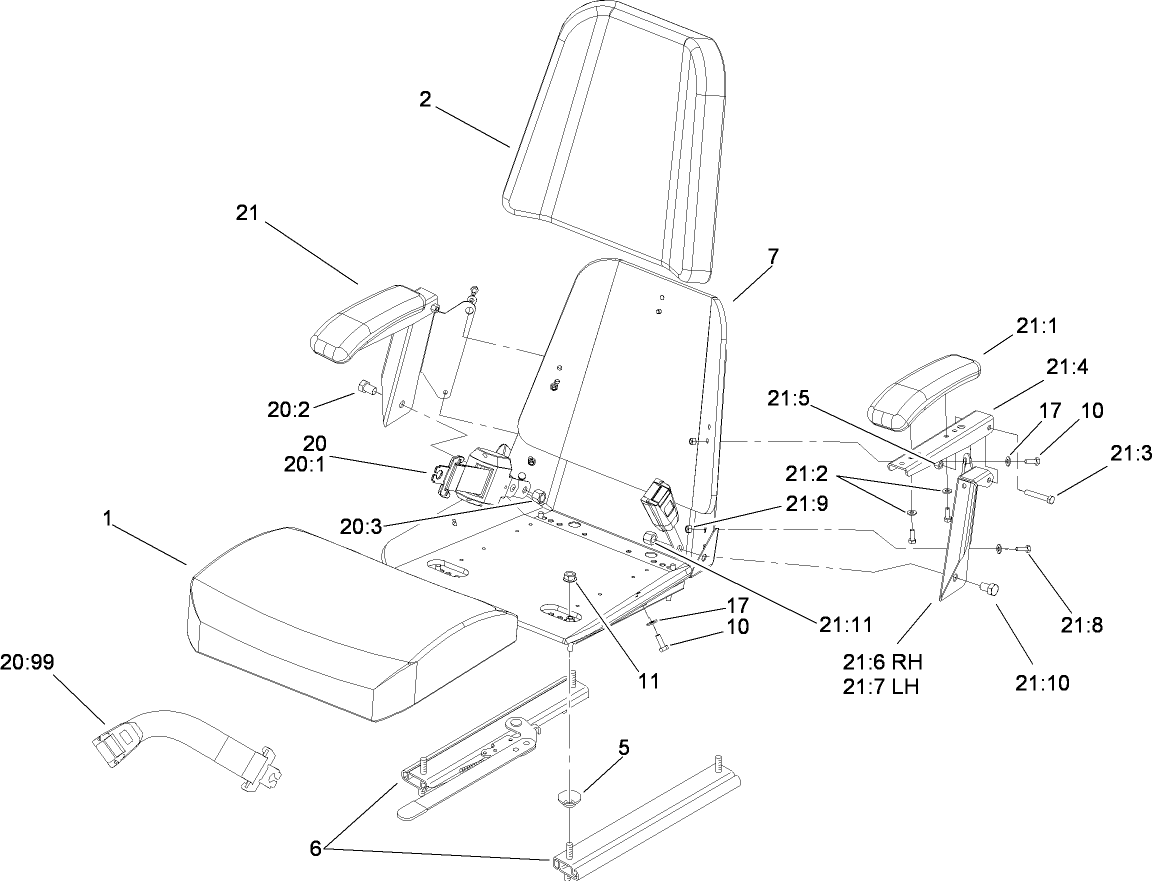 Seat Assembly No. 110-5737