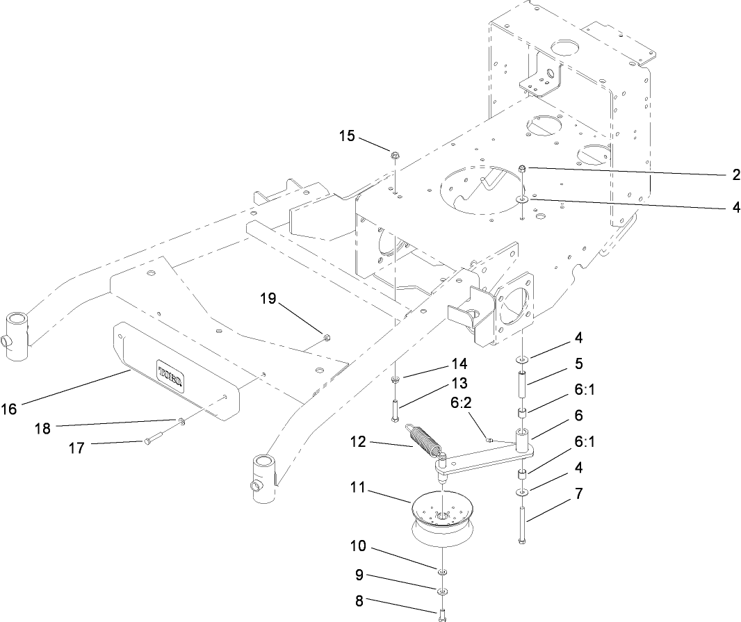 Power-Take-Off Idler and Weight Assembly