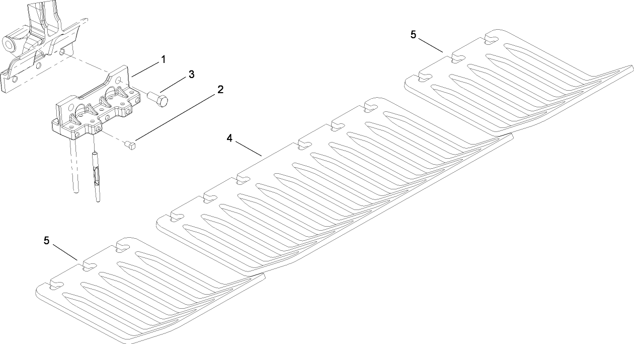 Mini Tine, 2 X 5 Holder  Model No. 09222 (Optional)