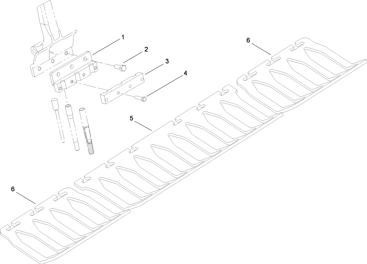 Three Tine, 3/4 Inch Mount  Model No. 09223 (Optional)