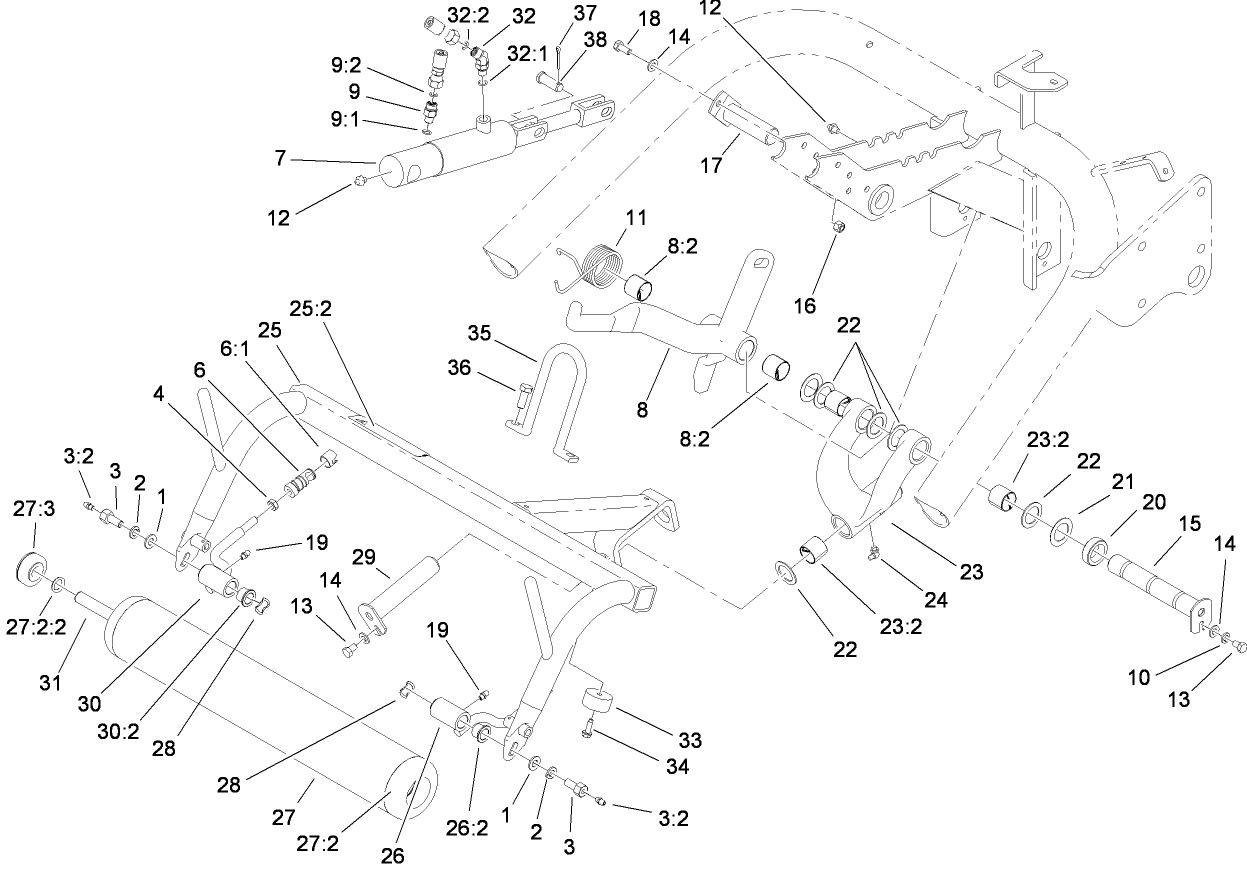 Center Pull Frame Assembly