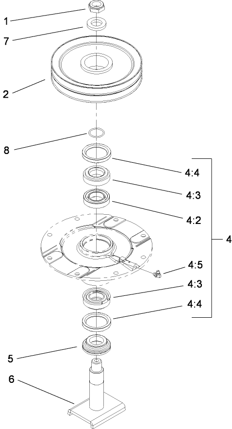 Double Driven Spindle Assembly No. 104-3530