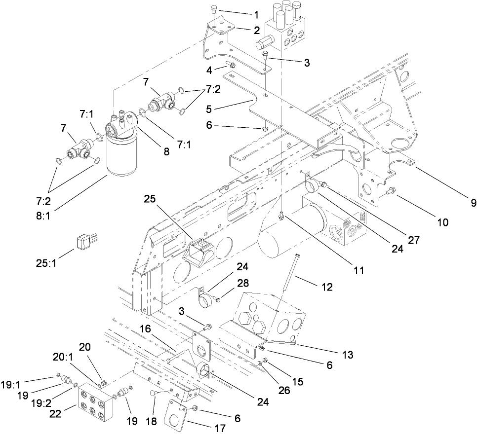 Manifold Mounting and Fitting Assembly